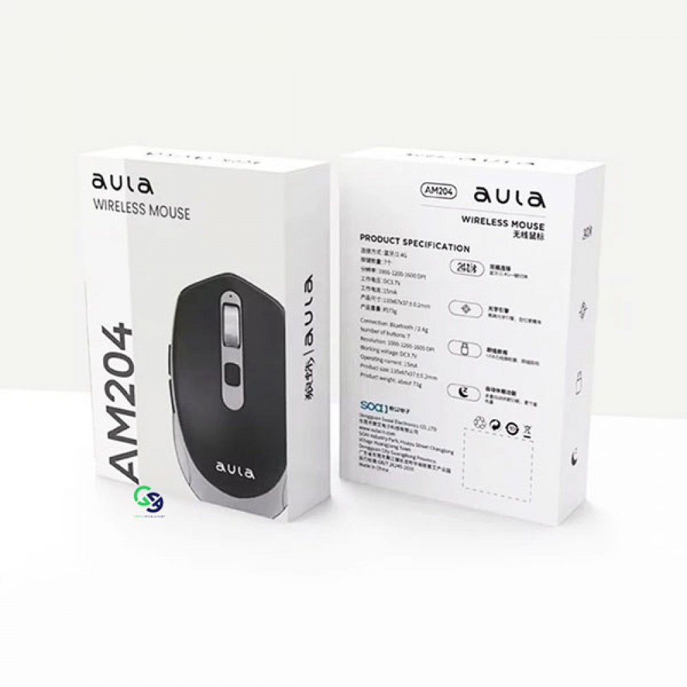 ماوس بیسیم آئولامدل-M204-بلک فرایدر