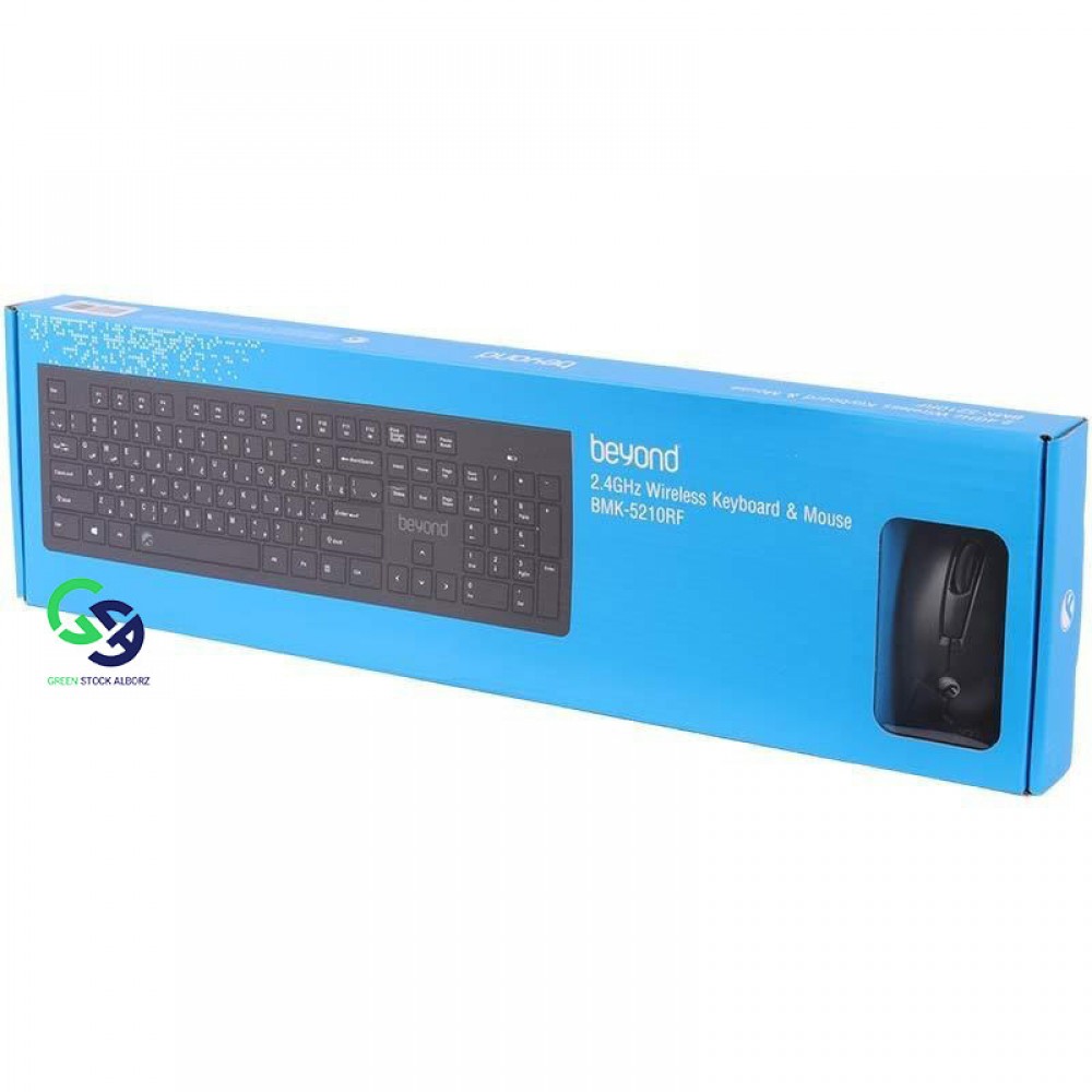 کیبورد و ماوس بی‌سیم بیاند مدل BMK-5210 RF 