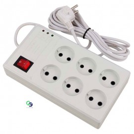 محافظ برق اورجینال ۶ خانه با کابل ۳ متری