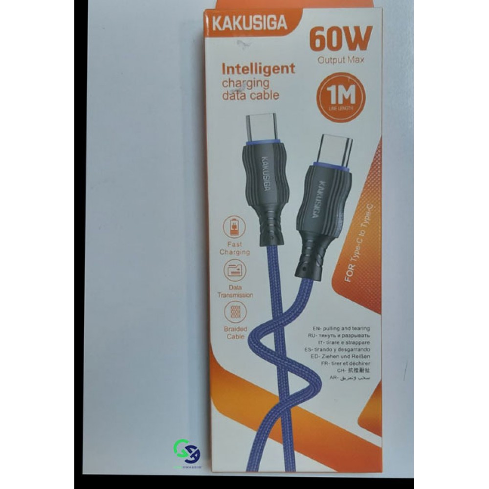 کابل تايپ سي به تايپ سي کاکوسيگا 1متري مدل K-807